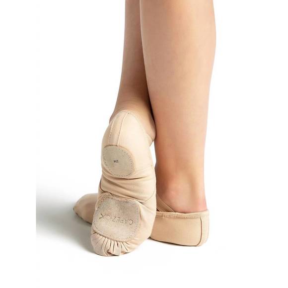 NEW CAPEZIO kids hanami ballet shoe - wide width in light pink - Picture 2 of 2